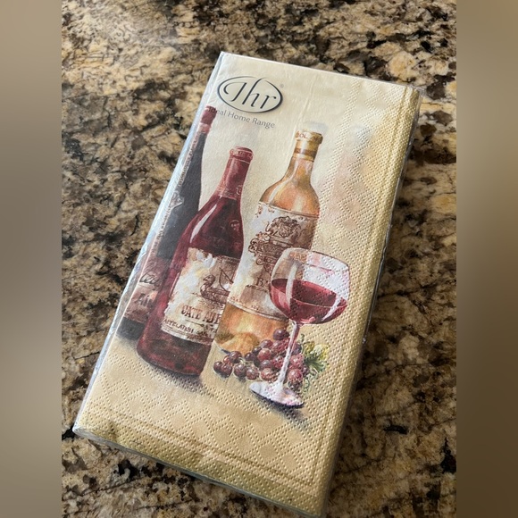 Wine and Zebra Brown guest towels - Picture 5 of 7